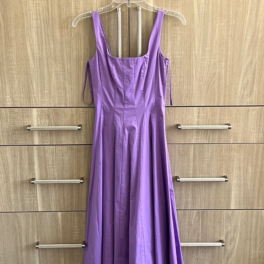 Staud Well Purple dress